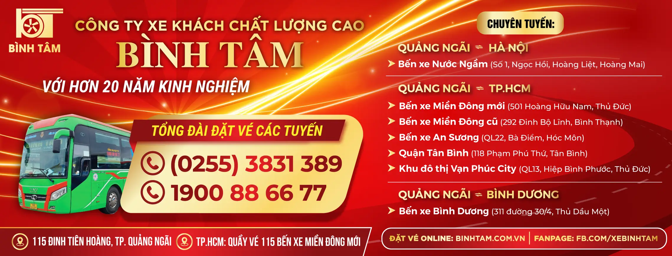 nhà xe bình tâm - Hình 1
