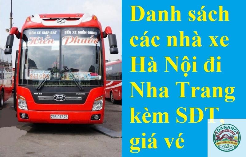 nhà xe nha trang đi hà nội