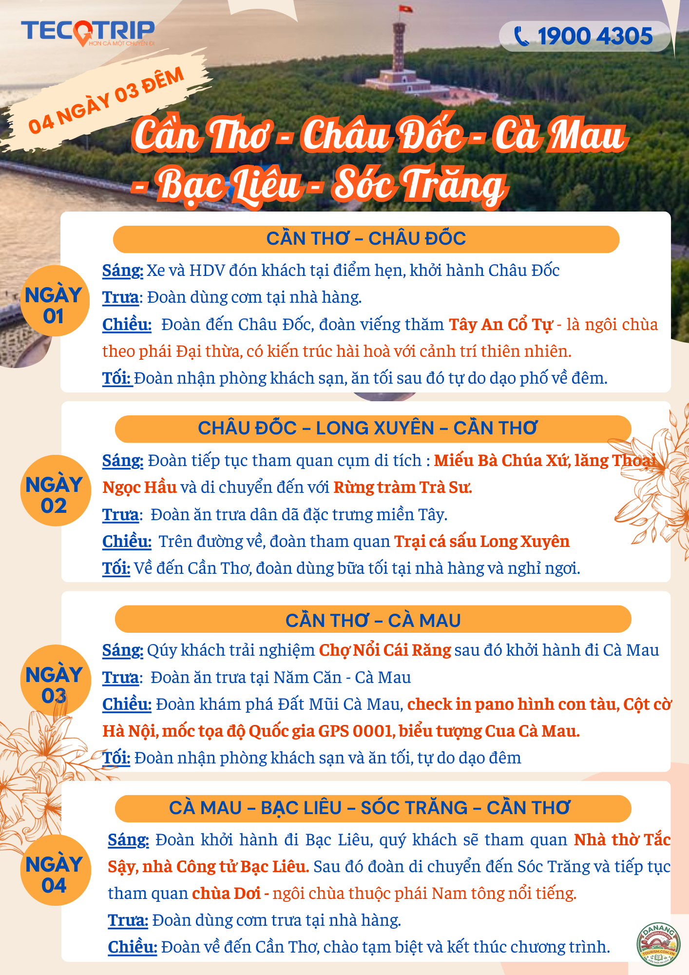 lịch trình bạc liêu cà mau - Hình 3