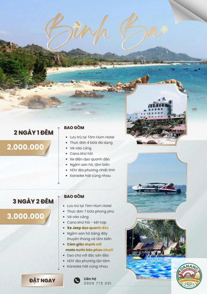lịch trình cam ranh bình ba