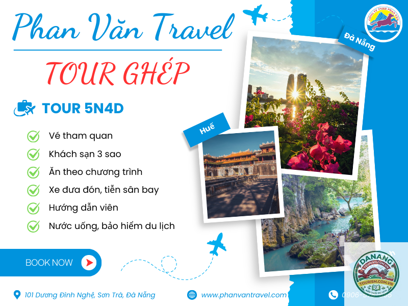 lịch trình đà nẵng huế quảng bình - Hình 1