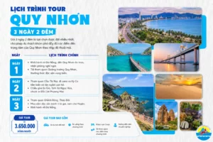 lịch trình đà nẵng quy nhơn