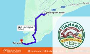 lịch trình đất mũi cà mau