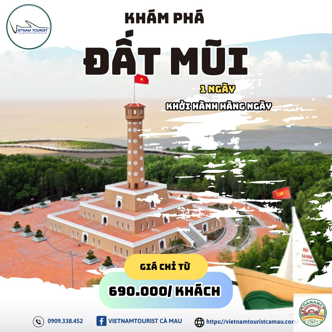 lịch trình đất mũi cà mau - Hình 3