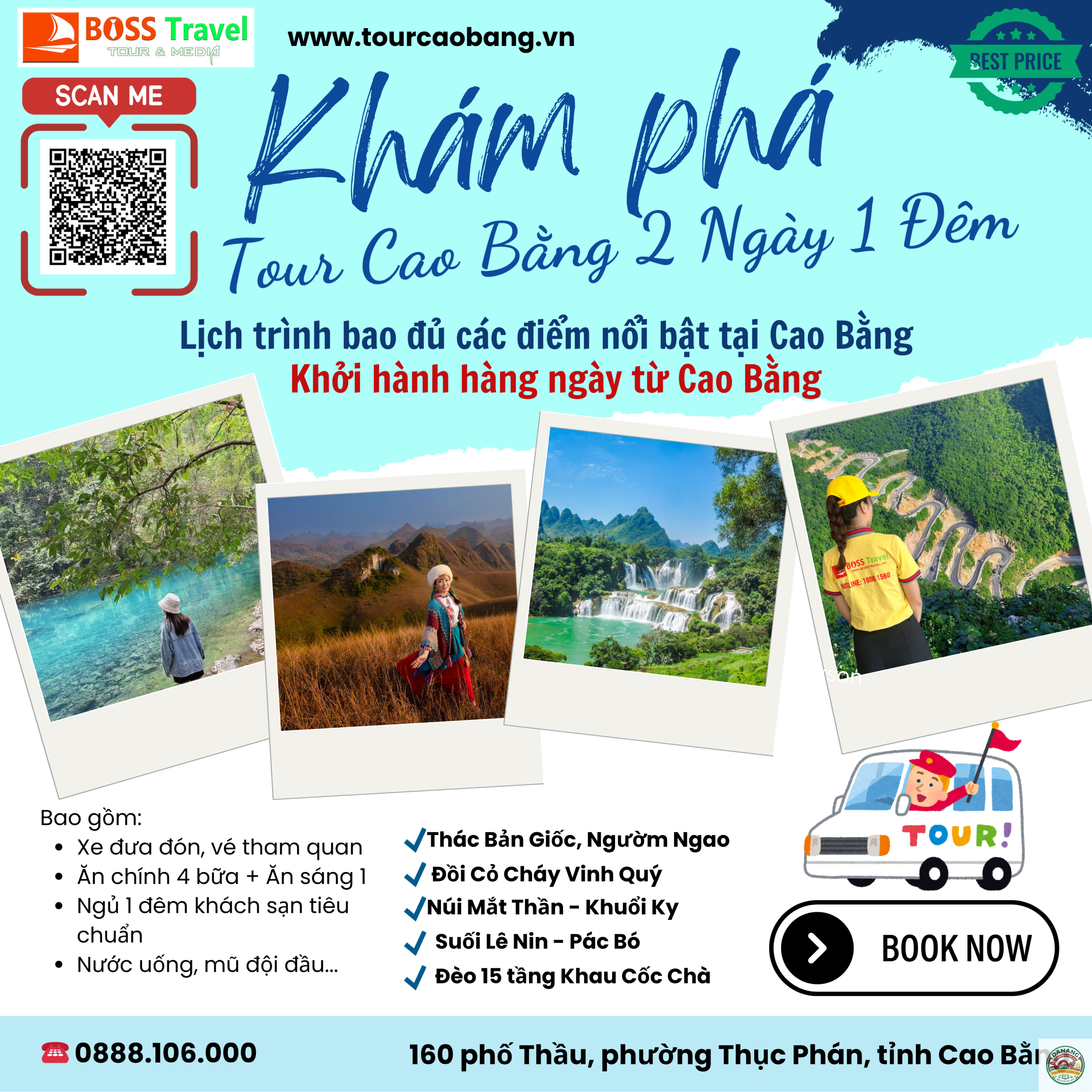 lịch trình du lịch cao bằng 2 ngày 1 đêm - Hình 2