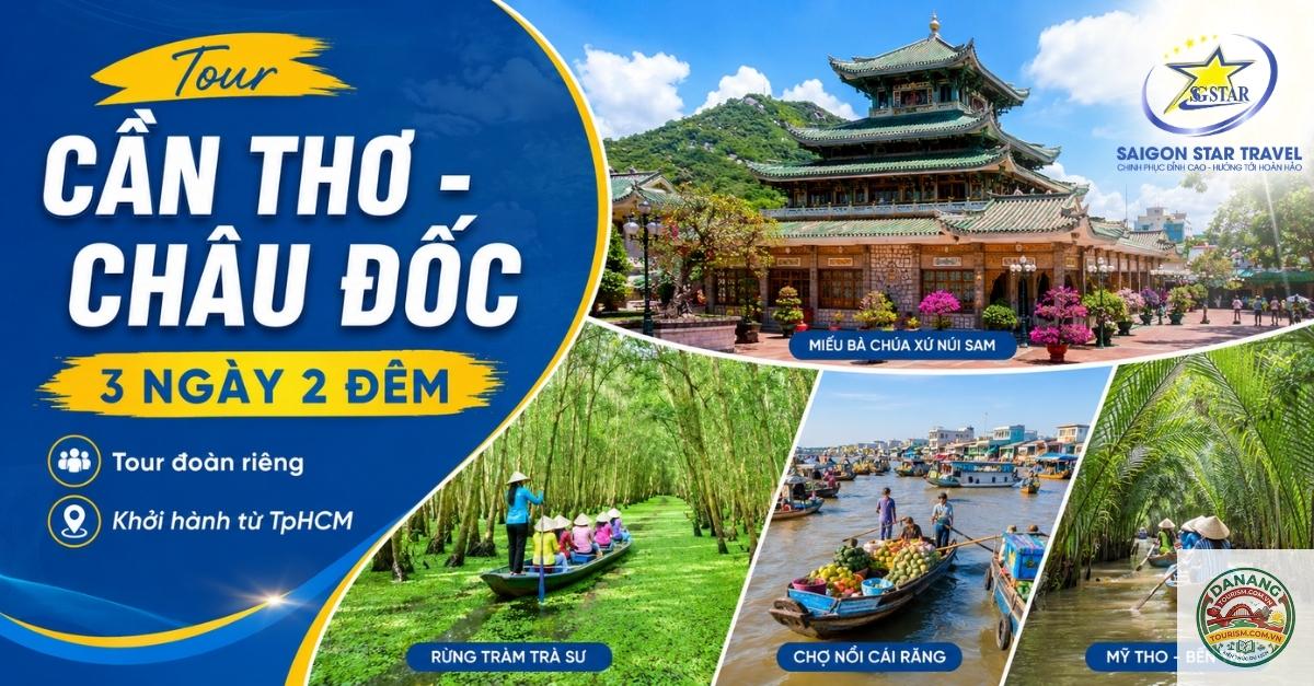 lịch trình du lịch châu đốc 3 ngày 2 đêm - Hình 1
