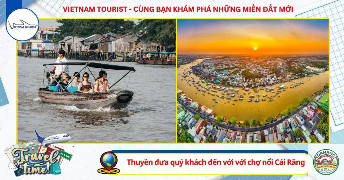 lịch trình du lịch chợ nổi cái răng 1 ngày - Hình 5