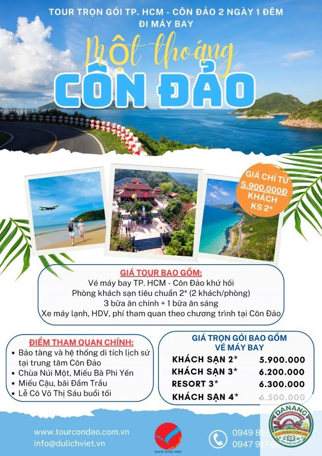 lịch trình du lịch côn đảo 2 ngày 1 đêm