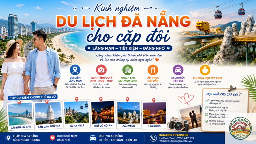 lịch trình du lịch đà nẵng cặp đôi