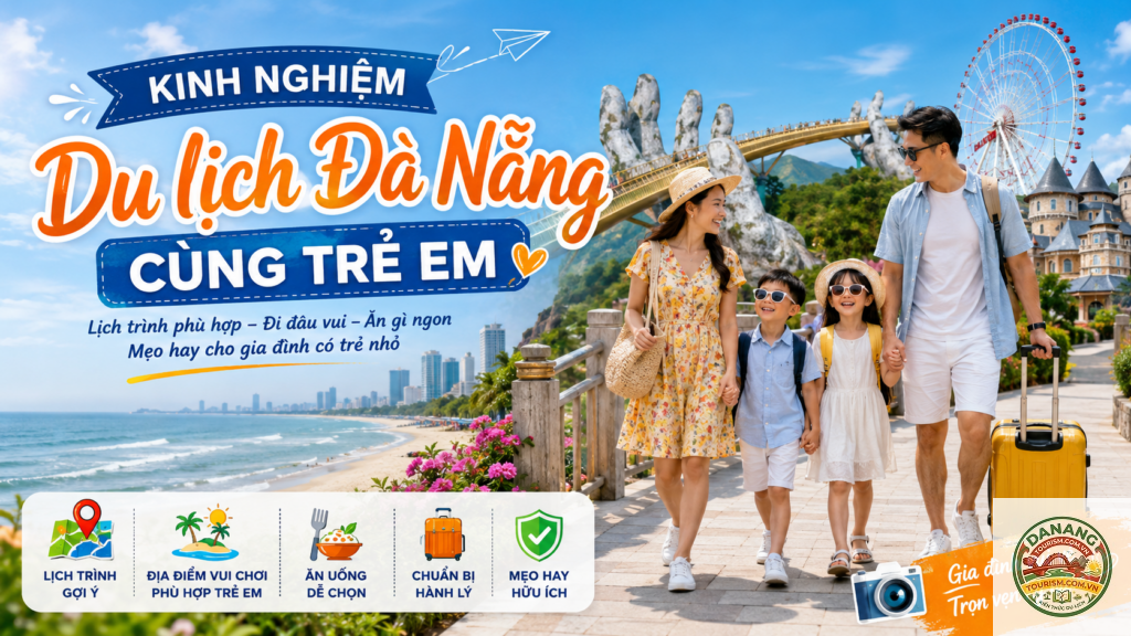 lịch trình du lịch đà nẵng có trẻ em