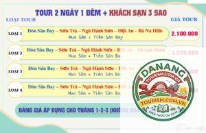 lịch trình du lịch đà nẵng giá rẻ