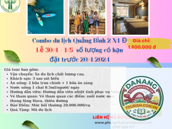 lịch trình du lịch đồng hới 2 ngày 1 đêm