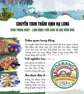 lịch trình du lịch hạ long 1 ngày