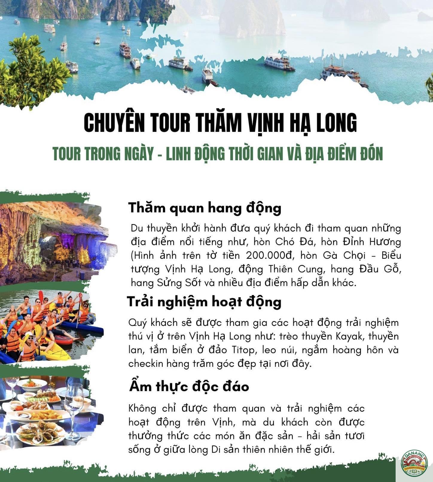 lịch trình du lịch hạ long 1 ngày - Hình 1