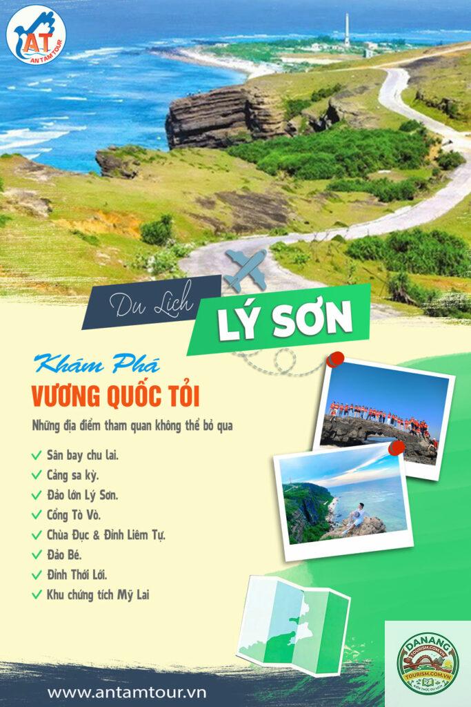 lịch trình du lịch lý sơn 3 ngày 2 đêm