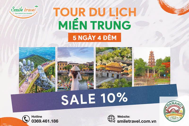 lịch trình du lịch miền trung 5 ngày 4 đêm