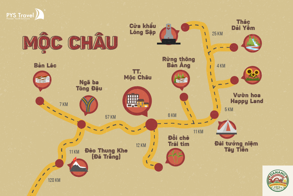 lịch trình du lịch mộc châu 2 ngày 1 đêm - Hình 1