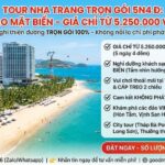 Khám phá Nha Trang trọn vẹn: Lịch trình du lịch Nha Trang 5 ngày 4 đêm chi tiết từ A-Z lịch trình du lịch nha trang 5 ngày 4 đêm