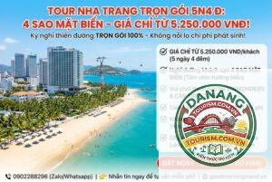 lịch trình du lịch nha trang 5 ngày 4 đêm