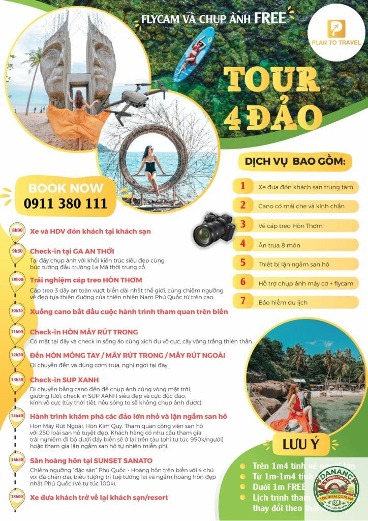 lịch trình du lịch phú quốc tiết kiệm