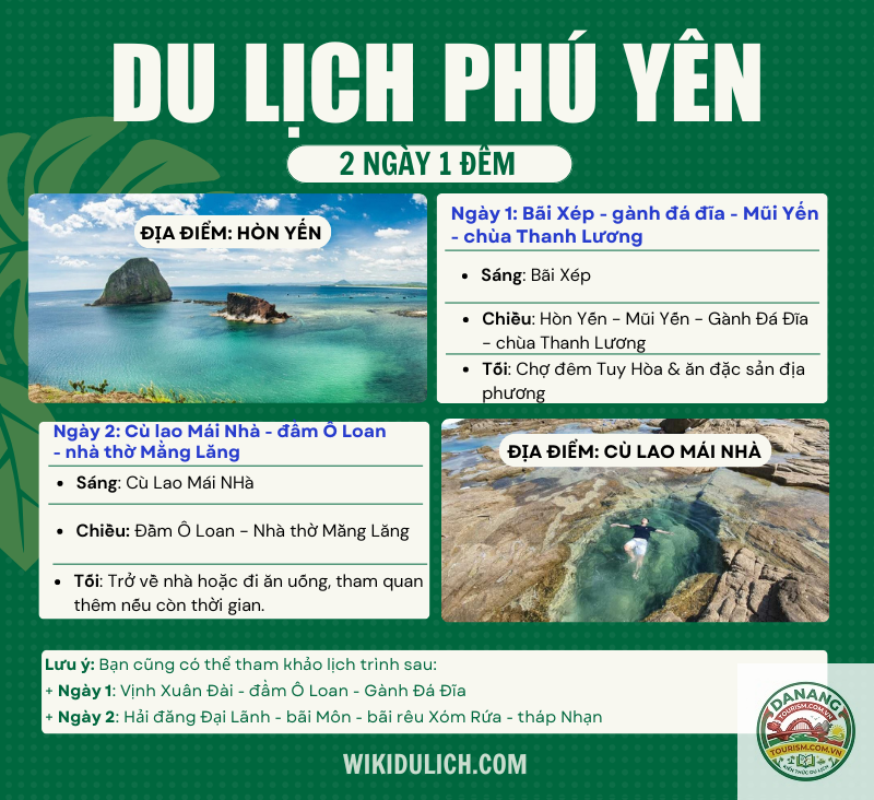 lịch trình du lịch phú yên tiết kiệm - Hình 2