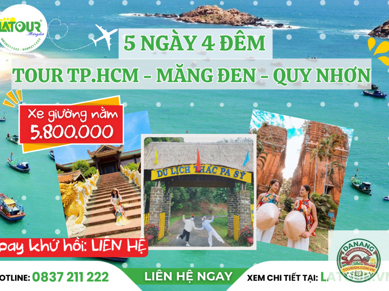 lịch trình du lịch quy nhơn 5 ngày 4 đêm
