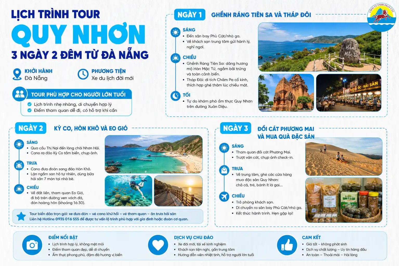 lịch trình du lịch quy nhơn tiết kiệm - Hình 1