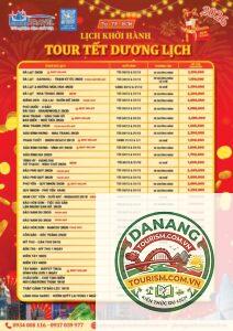 lịch trình du lịch tết dương lịch