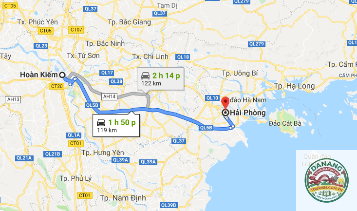 lịch trình hà nội cát bà