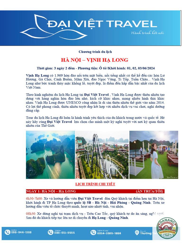 lịch trình hà nội hạ long - Hình 3