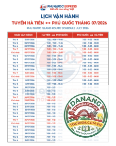 lịch trình hà tiên phú quốc