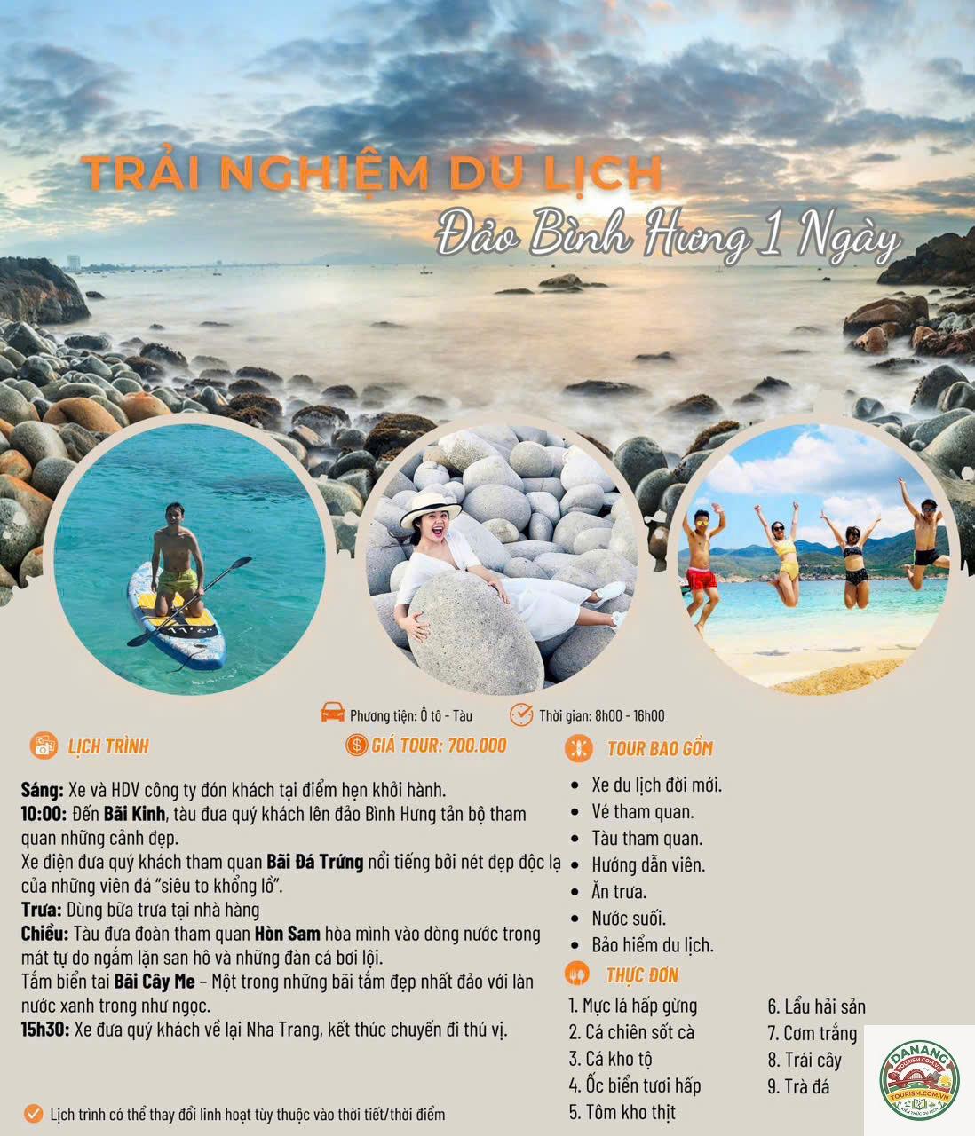 lịch trình nha trang bình hưng - Hình 2