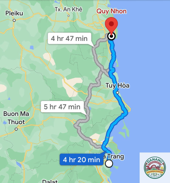 lịch trình nha trang quy nhơn