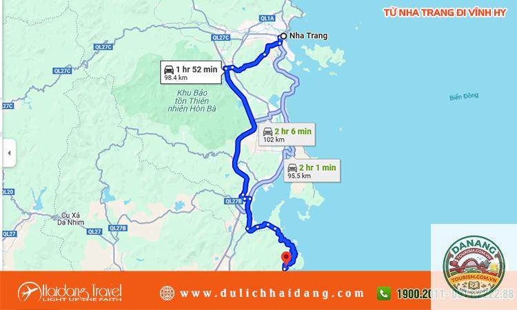 lịch trình nha trang vĩnh hy - Hình 1