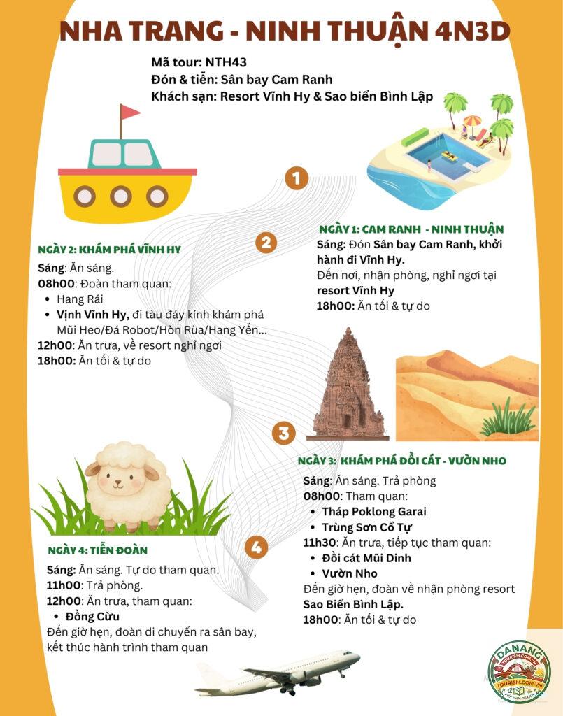 lịch trình ninh thuận 4 ngày 3 đêm