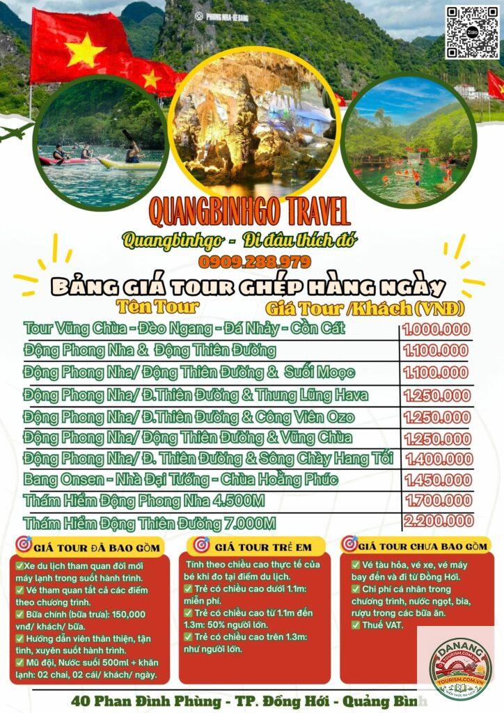 lịch trình quảng bình phong nha