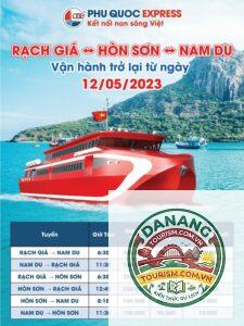 lịch trình rạch giá nam du