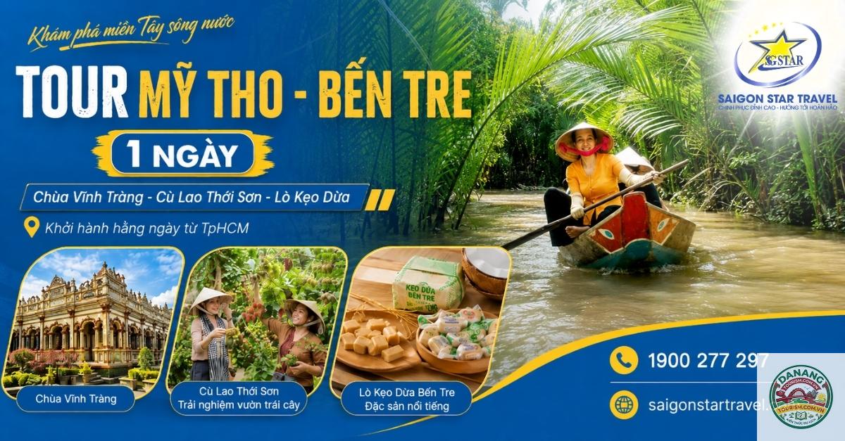 lịch trình sài gòn mỹ tho bến tre - Hình 2