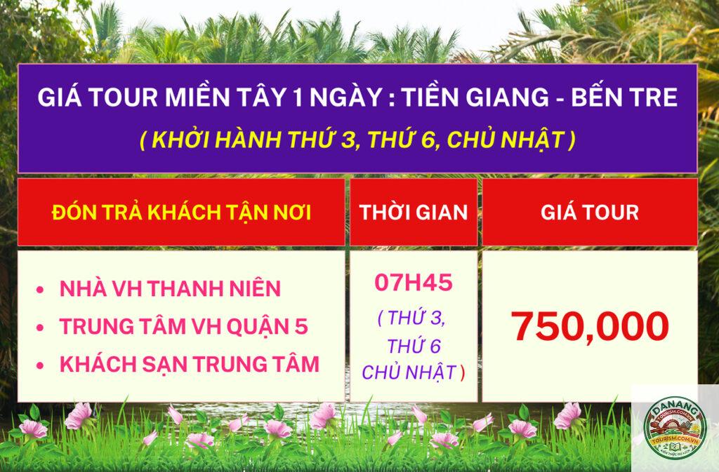 lịch trình sài gòn tiền giang bến tre