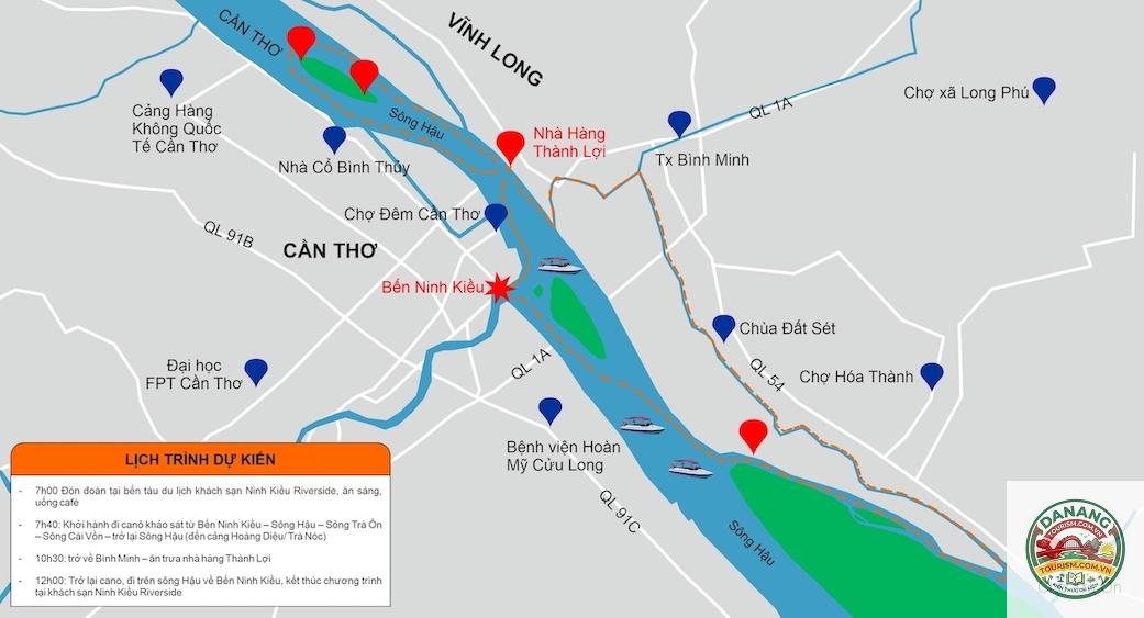 lịch trình sài gòn vĩnh long cần thơ - Hình 2