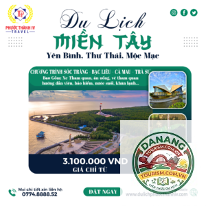 lịch trình sóc trăng bạc liêu cà mau