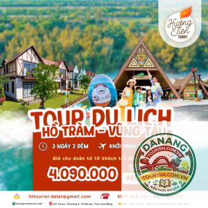 lịch trình vũng tàu hồ tràm