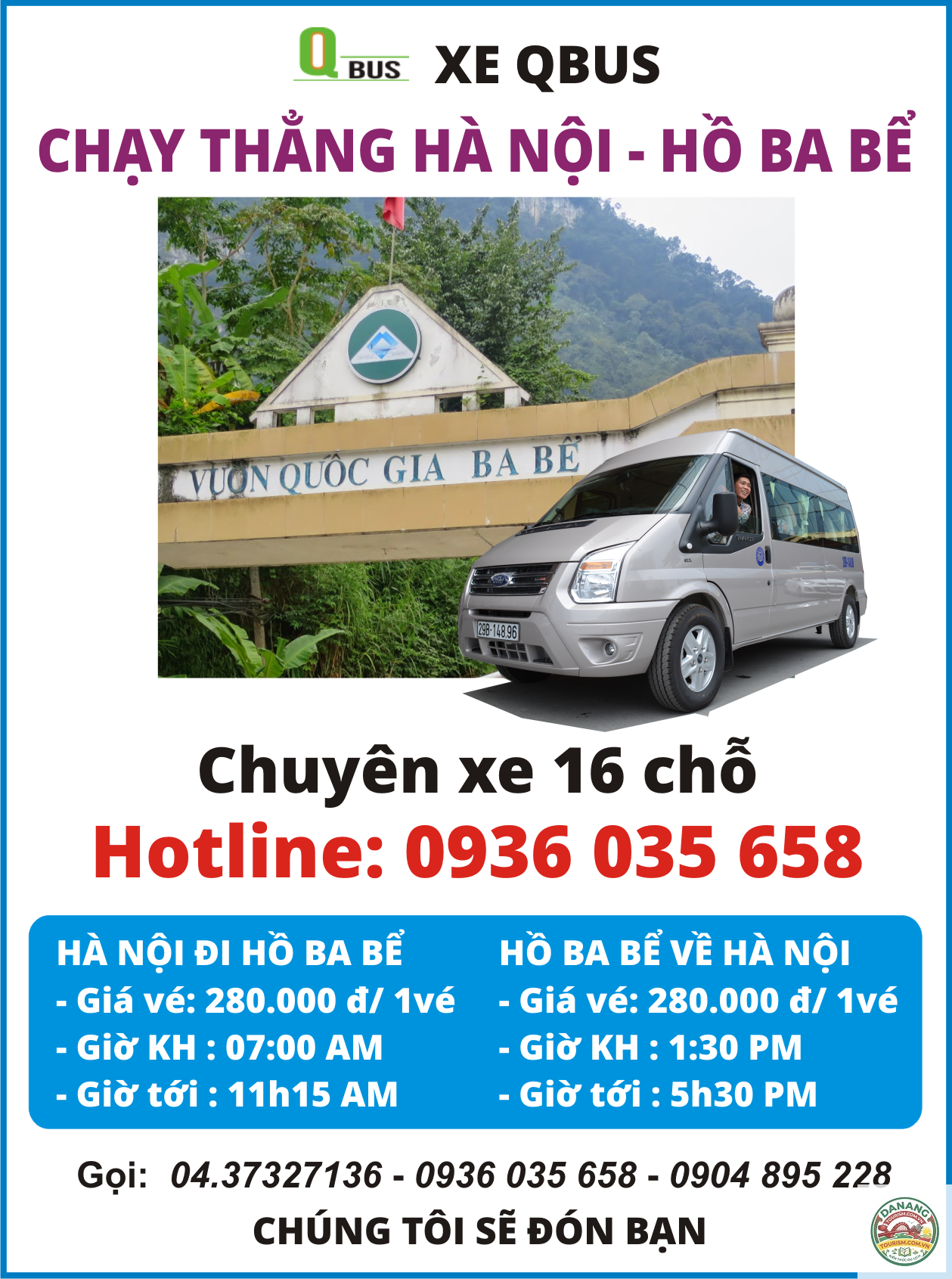nhà xe đà nẵng đi hồ ba bể - Hình 2