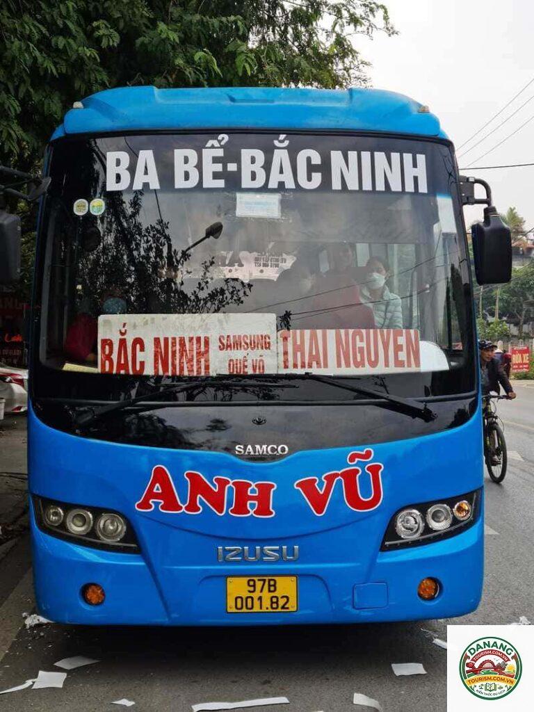 nhà xe đà nẵng đi hồ ba bể