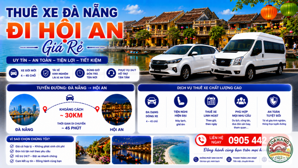 nhà xe đà nẵng đi hội an cổ