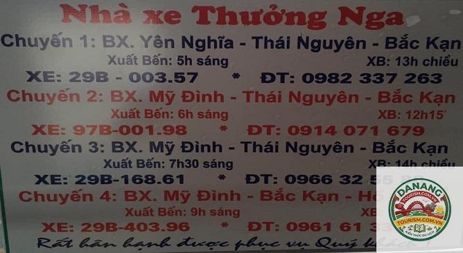 nhà xe hà nội đi hồ ba bể