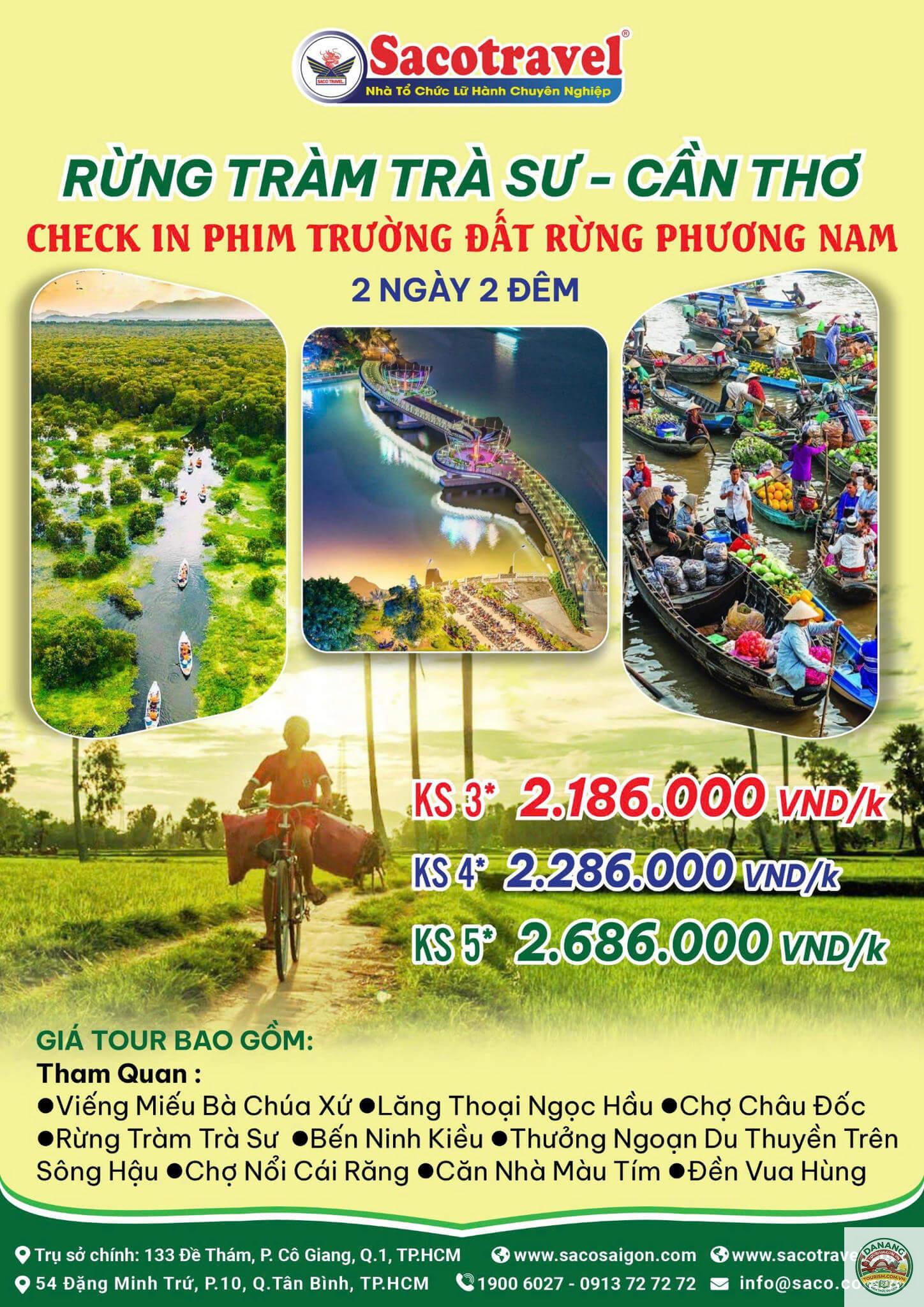 nhà xe hà nội đi rừng tràm trà sư - Hình 3