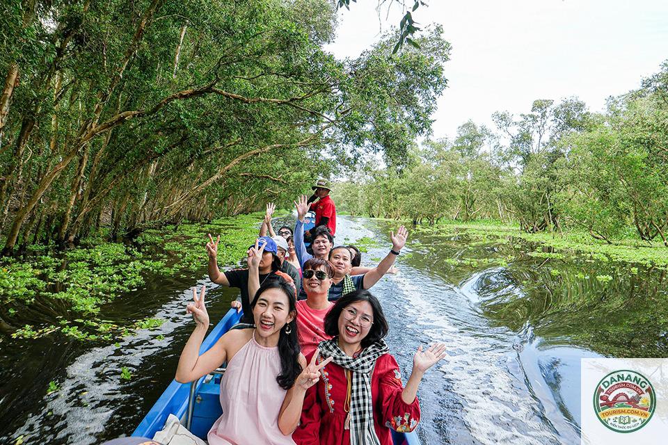 nhà xe hà nội đi rừng tràm trà sư - Hình 4