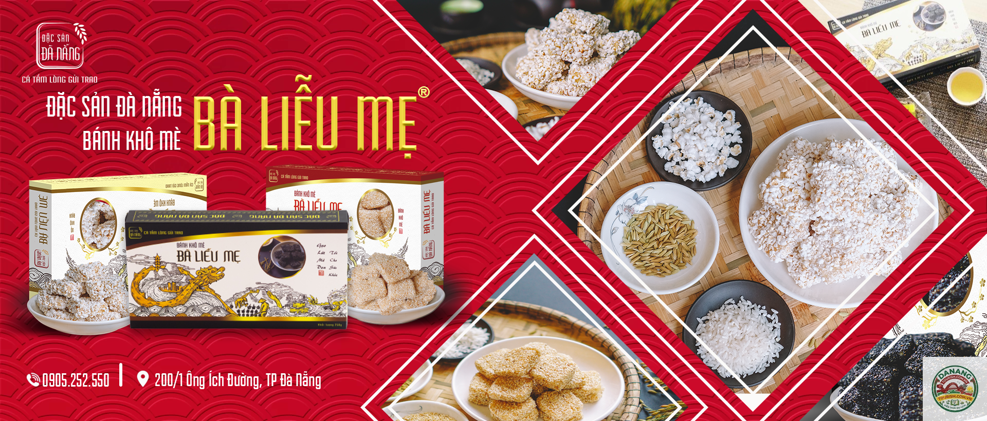 bánh khô mè đà nẵng làm quà - Image 2