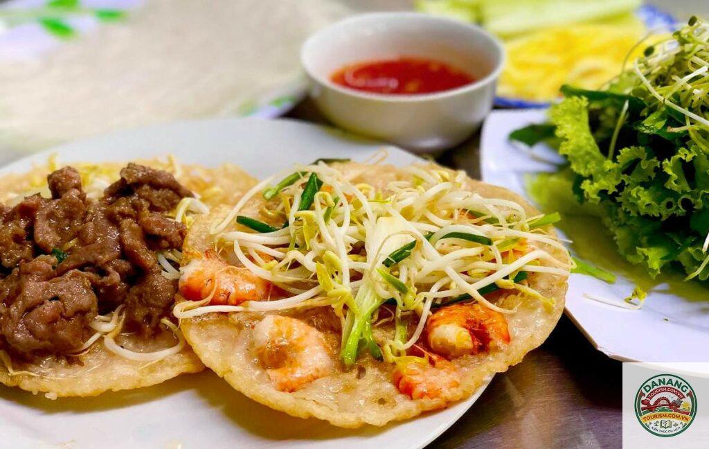 bánh xèo tôm nhảy đà nẵng